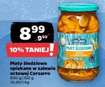 Netto Płaty śledziowe opiekane w zalewie octowej Corsarro oferta