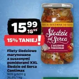 Netto Filety śledzie z suszonymi pomidorami XXL Słodzie od Serca oferta