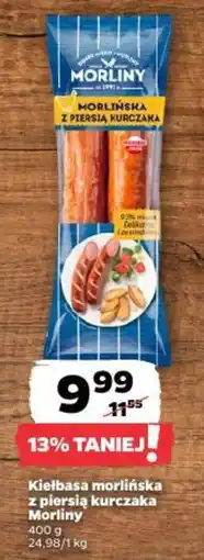 Netto Kiełbasa morlińska z piersią kurczaka Morlina oferta