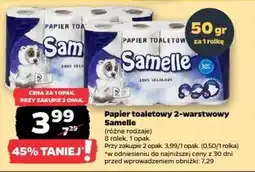 Netto Papier toaletowy 2-warstwowy Samelle oferta