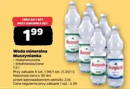Netto Woda mineralna Muszynianka oferta