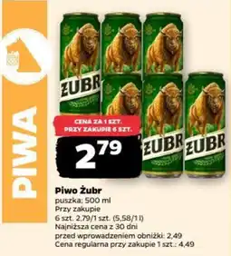 Netto Piwo Żubr oferta