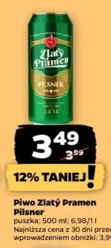 Netto Piwo Zlaty Pramen Pilsner oferta
