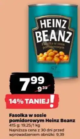 Netto Fasolka w sosie pomidorowym Heinz Beanz oferta