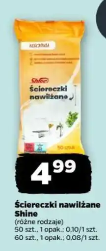 Netto Ściereczki nawilżane Shine oferta