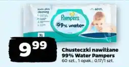 Netto Chusteczki nawilżane 99% Water Pampers oferta