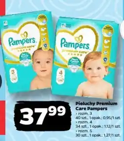 Netto Pieluchy Premium Care Pampers oferta