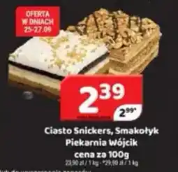 Delfin Ciasto Snickers, Smakołyk oferta
