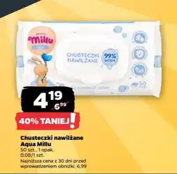 Netto Chusteczki nawilżane Aqua Millu oferta