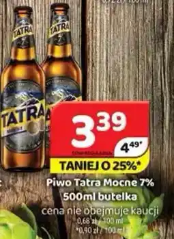 Delfin Piwo Tatra Mocne 7% oferta
