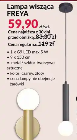 Agata Meble Lampa wisząca FREYA oferta