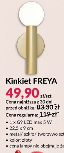 Agata Meble Kinkiet FREYA oferta
