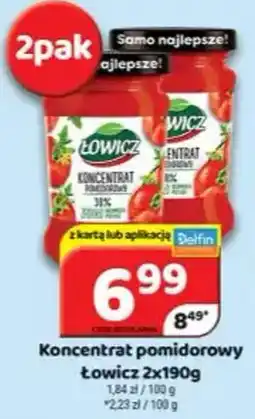 Delfin Koncentrat pomidorowy Łowicz oferta