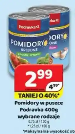 Delfin Pomidory Krojone Podravka oferta