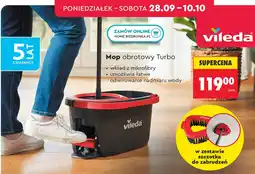 Biedronka Mop obrotowy Turbo Vileda oferta