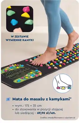 Biedronka Mata do masażu z kamykami* oferta