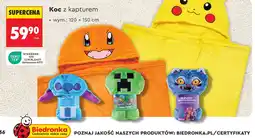 Biedronka Koc z kapturem oferta