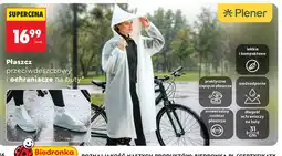 Biedronka Płaszcz przeciwdeszczowy i ochroniacze na buty oferta