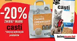 Intermarche Żwirek dla kota drewniany Casti oferta