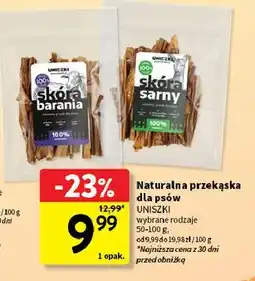 Intermarche Naturalna przekąska dla psów UNISZKI oferta