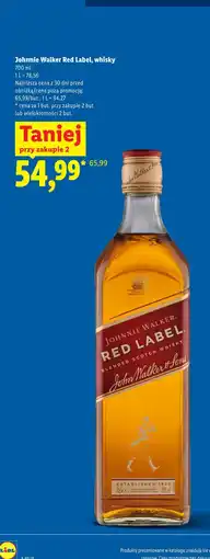 Lidl Johnnie Walker Red Label, whisky oferta