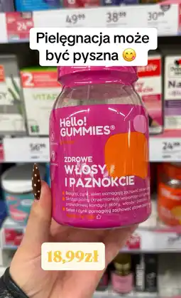 Rossmann Hello! GUMMIES Zdrowe włosy i paznokcie oferta