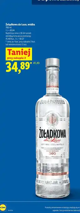 Żołądkowa de Luxe, wódka