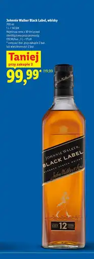 Lidl Johnnie Walker Black Label, whisky oferta