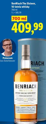 Lidl BenRiach The Sixteen, 16-letnia whisky oferta