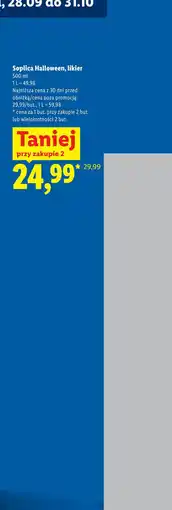 Lidl Soplica Halloween, likier oferta