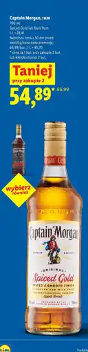 Lidl Captain Morgan, rum oferta