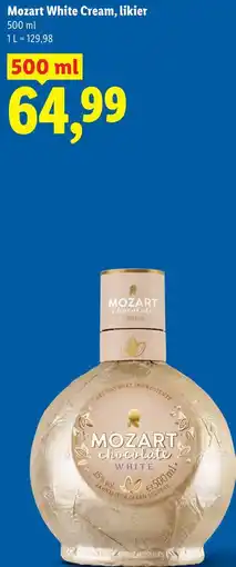 Lidl Mozart White Cream, likier oferta
