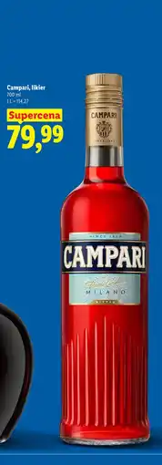 Lidl Campari, likier oferta