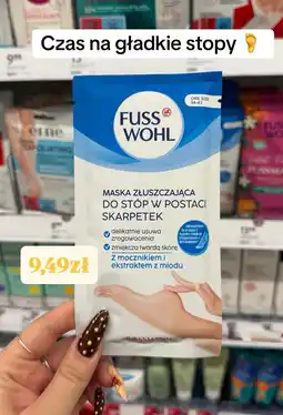 Rossmann Fuss Wohl Maska złuszczająca do stóp w postaci skarpetek oferta