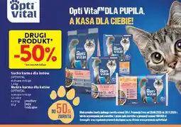 Intermarche Sucha lub mokra karma dla kotów Opti Vital oferta