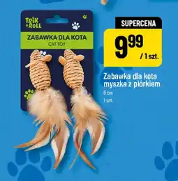Polomarket Zabawka dla kota myszka z piórkiem 8 cm Trik & Roll oferta