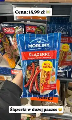 Biedronka Kiełbaski Morliny Ślązerki oferta