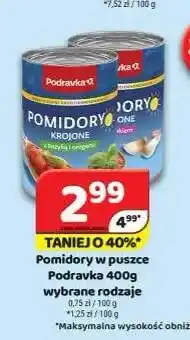 Delfin Pomidory w puszce Podravka oferta