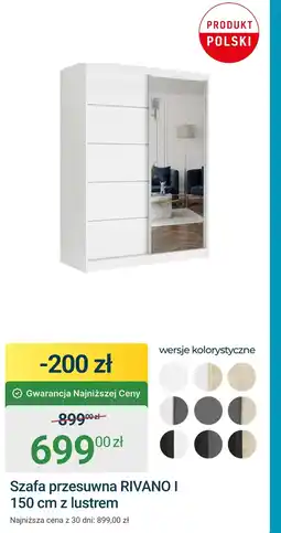 ERLI Szafa przesuwna Rivano oferta