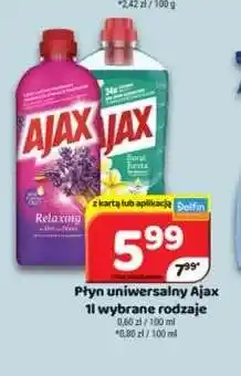Delfin Płyn uniwersalny Ajax oferta