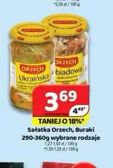 Delfin Sałatka, buraki Orzech oferta