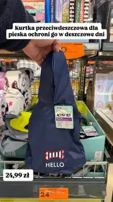 Biedronka Kurtka dla pupila Activ'Pet oferta