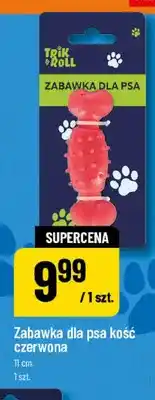 Polomarket Zabawka dla psa kość czerwona 11 cm Trik & Roll oferta