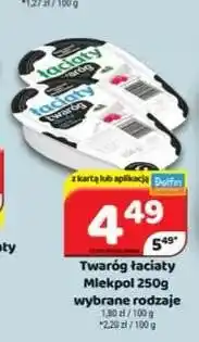 Delfin Twaróg Łaciaty Mlekpol oferta