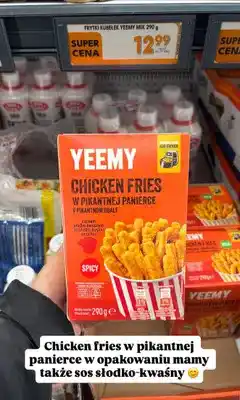 Biedronka Chicken Fries Yeemy w pikantnej panierce oferta