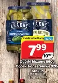 Delfin Ogórki kiszone Krakus oferta
