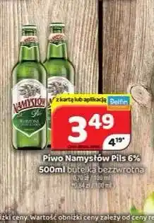Delfin Piwo Namysłów Pils 6% oferta