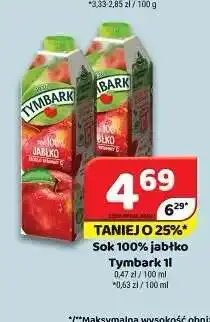 Delfin Sok jabłko Tymbark 100% oferta
