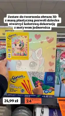 Biedronka Zestaw do tworzenia obrazu 3D Astra Sensorio Kids Jednorożec oferta