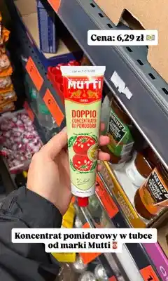Biedronka Koncentrat pomidorowy Mutti Doppio Concentrato oferta